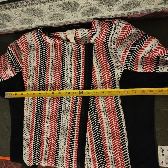 Chico's Textured Sophia Cardigan Chico's Size 2 (L/12) - Picture 10 of 16